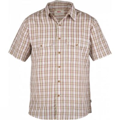 Camisa Fjallraven Abisko Cool Hombre - Beige - Chile MJV514072